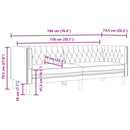 vidaXL Kanapé Szett 3 pcs Fekete 194 x 74.5 x 70.5 cm Műbőr