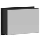 vidaXL Zuhany Niche Fekete 30 x 20 x 9,5 cm Rozsdamentes acél