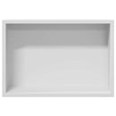 vidaXL Zuhany Niche Fehér 30 x 20 x 9,5 cm Rozsdamentes acél