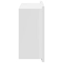 vidaXL Zuhany Niche Fehér 30 x 20 x 9,5 cm Rozsdamentes acél