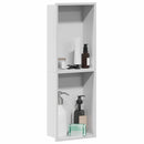 vidaXL Zuhany Niche Fehér 60 x 20 x 9.5 cm Rozsdamentes acél