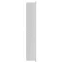 vidaXL Zuhany Niche Fehér 60 x 20 x 9,5 cm Rozsdamentes acél
