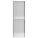 vidaXL Zuhany Niche Ezüst 60 x 20 x 9,5 cm Rozsdamentes acél