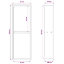 vidaXL Zuhany Niche Ezüst 60 x 20 x 9,5 cm Rozsdamentes Acél