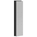 vidaXL Zuhany Niche Fekete 90 x 20 x 9,5 cm Rozsdamentes acél