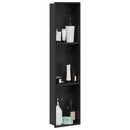 vidaXL Zuhany Niche Fekete 90 x 20 x 9,5 cm Rozsdamentes acél