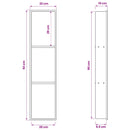 vidaXL Zuhany Niche Fehér 90 x 20 x 9,5 cm Rozsdamentes Acél