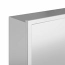 vidaXL Zuhany Niche Ezüst 90 x 20 x 9.5 cm Rozsdamentes acél
