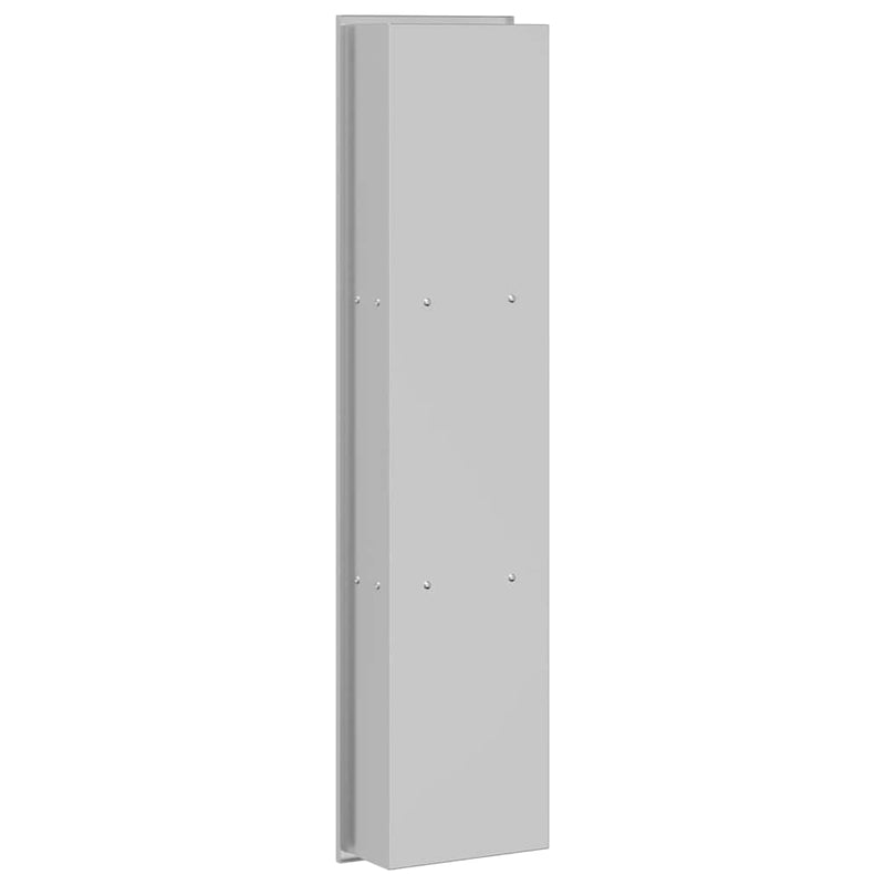 vidaXL Zuhany Niche Ezüst 90 x 20 x 9.5 cm Rozsdamentes acél