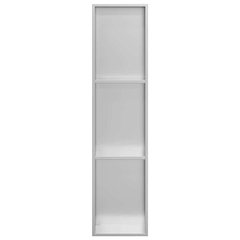 vidaXL Zuhany Niche Ezüst 90 x 20 x 9.5 cm Rozsdamentes acél