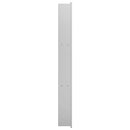 vidaXL Zuhany Niche Ezüst 90 x 20 x 9,5 cm Rozsdamentes acél