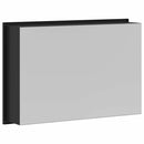 vidaXL Zuhany Niche Fekete 45 x 30 x 9.5 cm Rozsdamentes acél