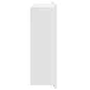 vidaXL Zuhany Niche Fehér 45 x 30 x 9.5 cm Rozsdamentes acél