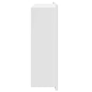 vidaXL Zuhany Niche Fehér 45 x 30 x 9,5 cm Rozsdamentes acél