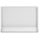 vidaXL Zuhany Niche Ezüst 45 x 30 x 9,5 cm Rozsdamentes acél