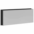 vidaXL Zuhany Niche Fekete 75 x 30 x 9.5 cm Rozsdamentes acél