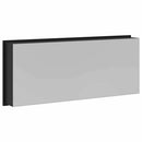 vidaXL Zuhany Niche Fekete 75 x 30 x 9,5 cm Rozsdamentes acél