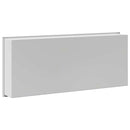 vidaXL Zuhany Niche Fehér 75 x 30 x 9,5 cm Rozsdamentes acél