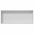 vidaXL Zuhany Niche Fehér 75 x 30 x 9,5 cm Rozsdamentes acél
