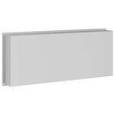 vidaXL Zuhany Niche Ezüst 75 x 30 x 9.5 cm Rozsdamentes acél