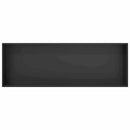 vidaXL Zuhany Niche Fekete 90 x 30 x 9,5 cm Rozsdamentes acél