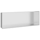 vidaXL Zuhany Niche Ezüst 90 x 30 x 9,5 cm Rozsdamentes acél