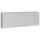 vidaXL Zuhany Niche Ezüst 90 x 30 x 9,5 cm Rozsdamentes acél