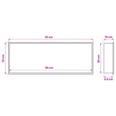 vidaXL Zuhany Niche Ezüst 90 x 30 x 9,5 cm Rozsdamentes Acél
