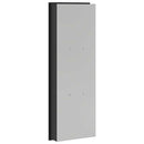 vidaXL Zuhany Niche Fekete 92 x 32 x 10 cm Rozsdamentes Acél