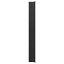 vidaXL Zuhany Niche Fekete 92 x 32 x 10 cm Rozsdamentes acél