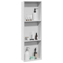 vidaXL Zuhany Niche Fehér 90 x 30 x 9.5 cm Rozsdamentes acél