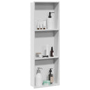 vidaXL Zuhany Niche Fehér 90 x 30 x 9,5 cm Rozsdamentes acél