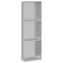 vidaXL Zuhany Niche Ezüst 90 x 30 x 9,5 cm Rozsdamentes acél