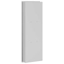 vidaXL Zuhany Niche Ezüst 90 x 30 x 9,5 cm Rozsdamentes acél