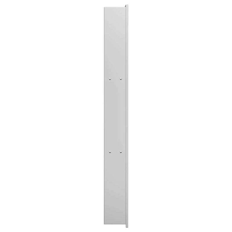 vidaXL Zuhany Niche Ezüst 90 x 30 x 9.5 cm Rozsdamentes acél