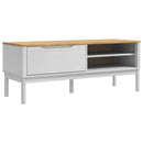 vidaXL Előszoba pad fiókkal FLORO Fehér 115 x 40 x 45 cm Tömör fenyőfa