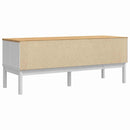 vidaXL Előszoba pad fiókkal FLORO Fehér 115 x 40 x 45 cm Tömör fenyőfa