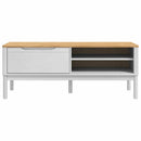 vidaXL Előszoba pad fiókkal FLORO Fehér 115 x 40 x 45 cm Tömör fenyőfa