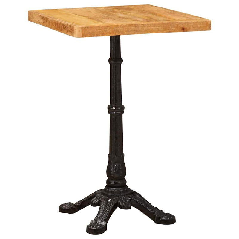 vidaXL Bisztróasztal Barna 50 x 50 x 76 cm tömör mangófa