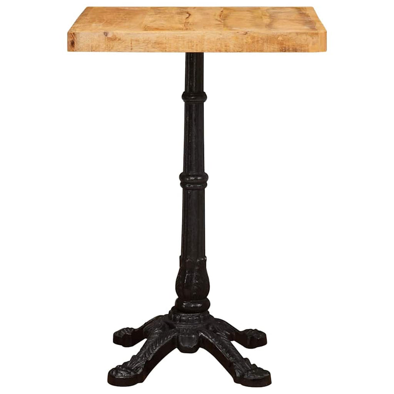 vidaXL Bisztróasztal Barna 50 x 50 x 76 cm tömör mangófa