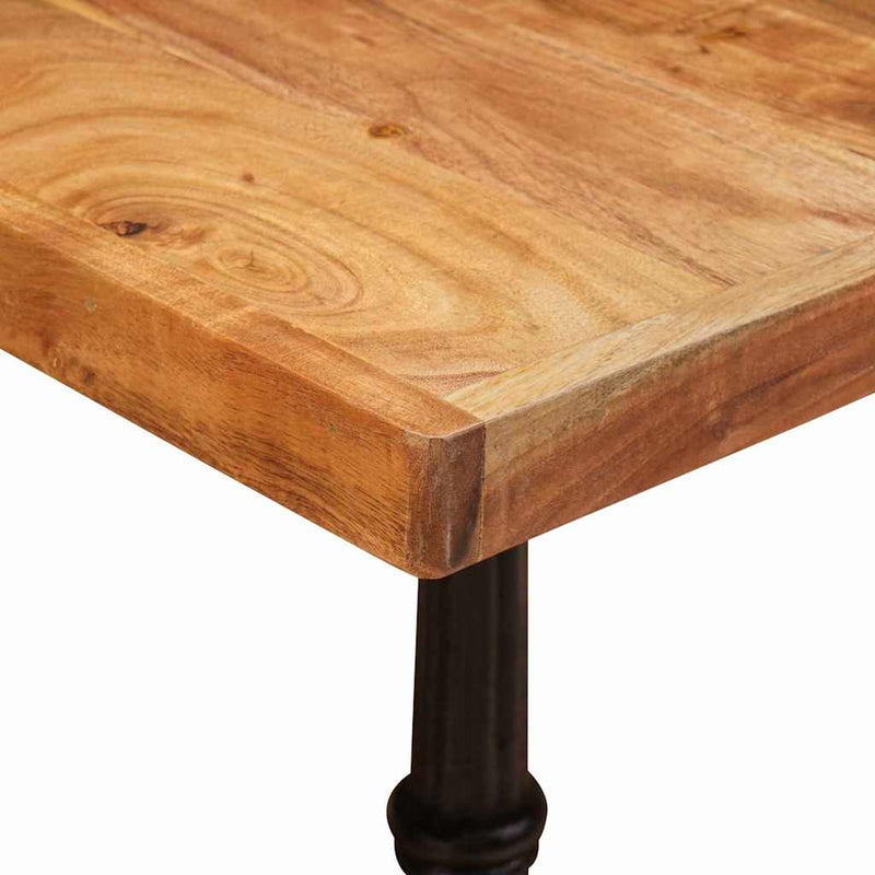 vidaXL Bisztróasztal Barna 50 x 50 x 76 cm tömör akácfa