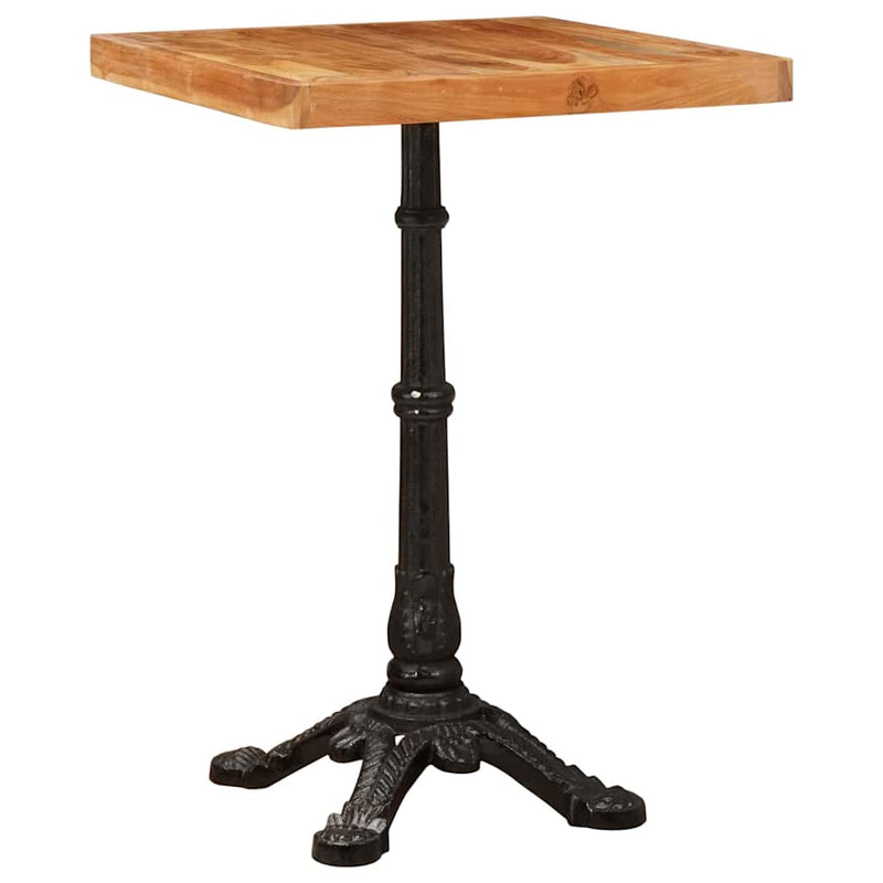 vidaXL Bisztróasztal Barna 50 x 50 x 76 cm tömör akácfa