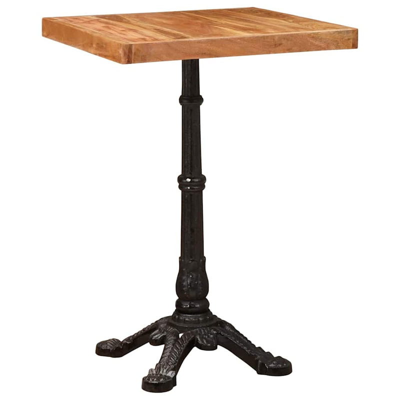 vidaXL Bisztróasztal Barna 50 x 50 x 76 cm tömör akácfa