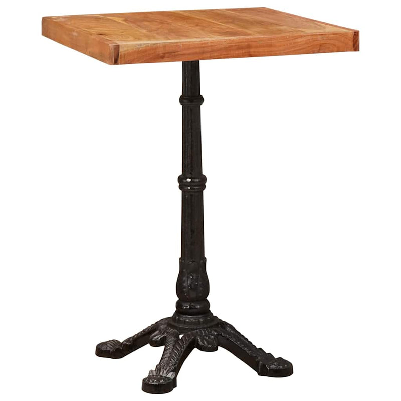 vidaXL Bisztróasztal Barna 50 x 50 x 76 cm tömör akácfa