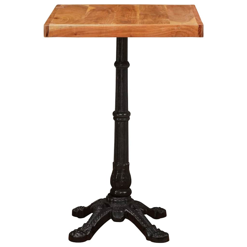vidaXL Bisztróasztal Barna 50 x 50 x 76 cm tömör akácfa