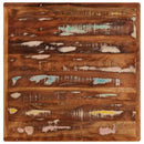 vidaXL Bisztróasztal Barna 50 x 50 x 76 cm Szilárd Újrahasznosított Fa