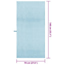 vidaXL Sport Törölközők 2 pcs Kék 140 x 70 cm Poliészter és poliamid