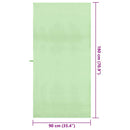 vidaXL Sport Törölközők 2 pcs Zöld 180 x 90 cm Poliészter és poliamid