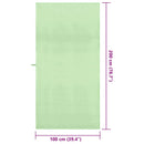 vidaXL Sport Törölközők 2 pcs Zöld 200 x 100 cm Poliészter és poliamid