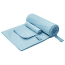 vidaXL Sporttörölköző Szett 2 pcs Kék szövet